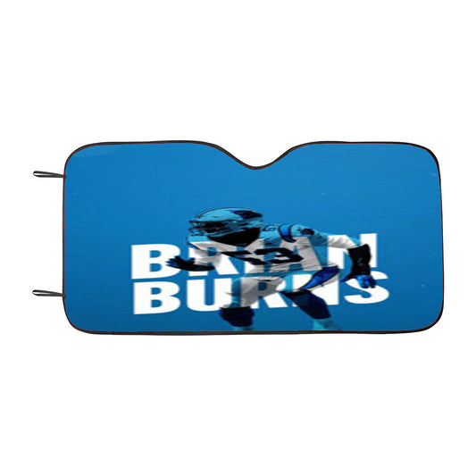 Brian Burns Carolina Panthers Car Auto Sun Shade Windshield Cover