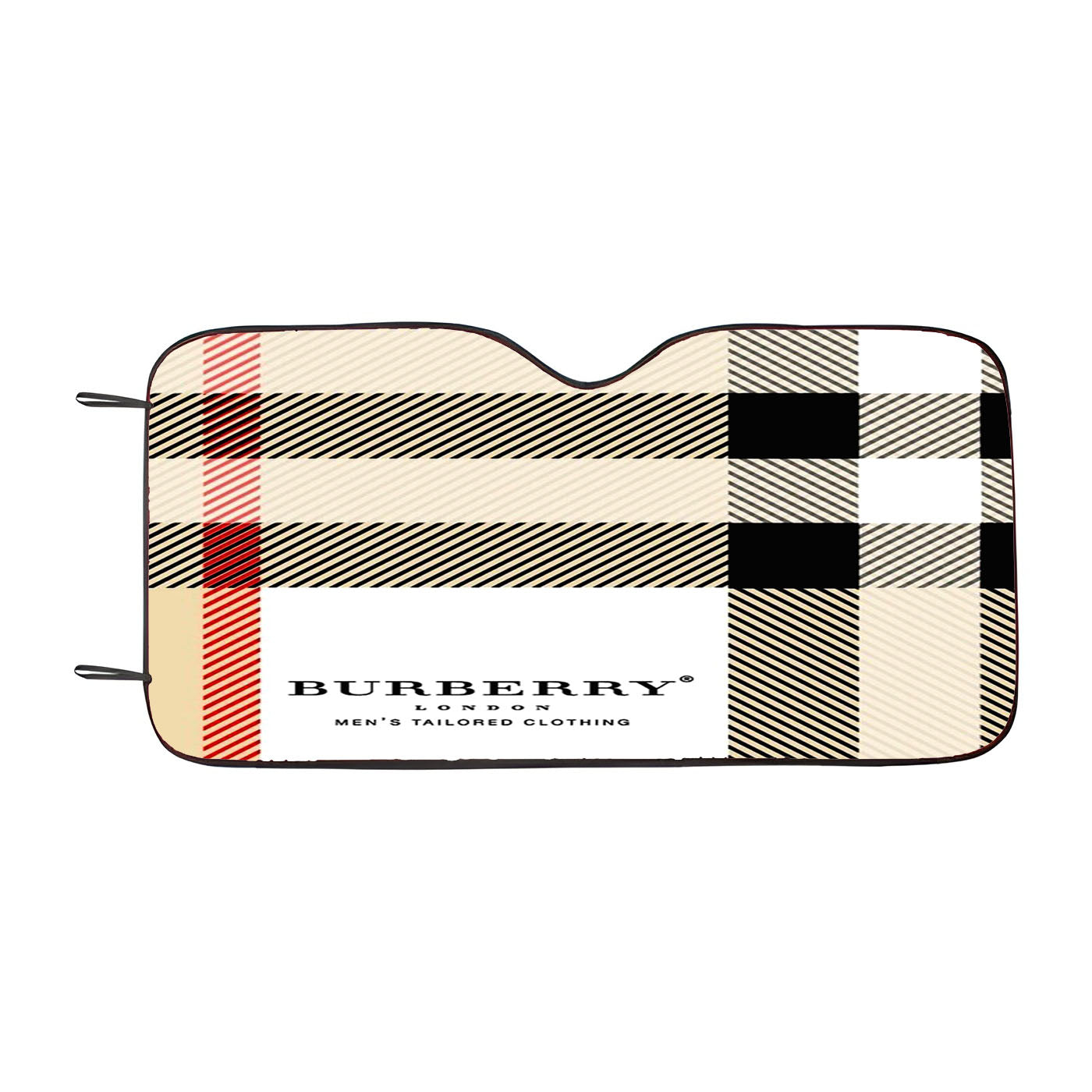 Burberry Pattern Square Car Auto Sun Shade Windshield Cover