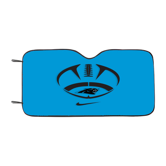 Carolina Panthers Christmas Sweater Car Auto Sun Shade Windshield Cover