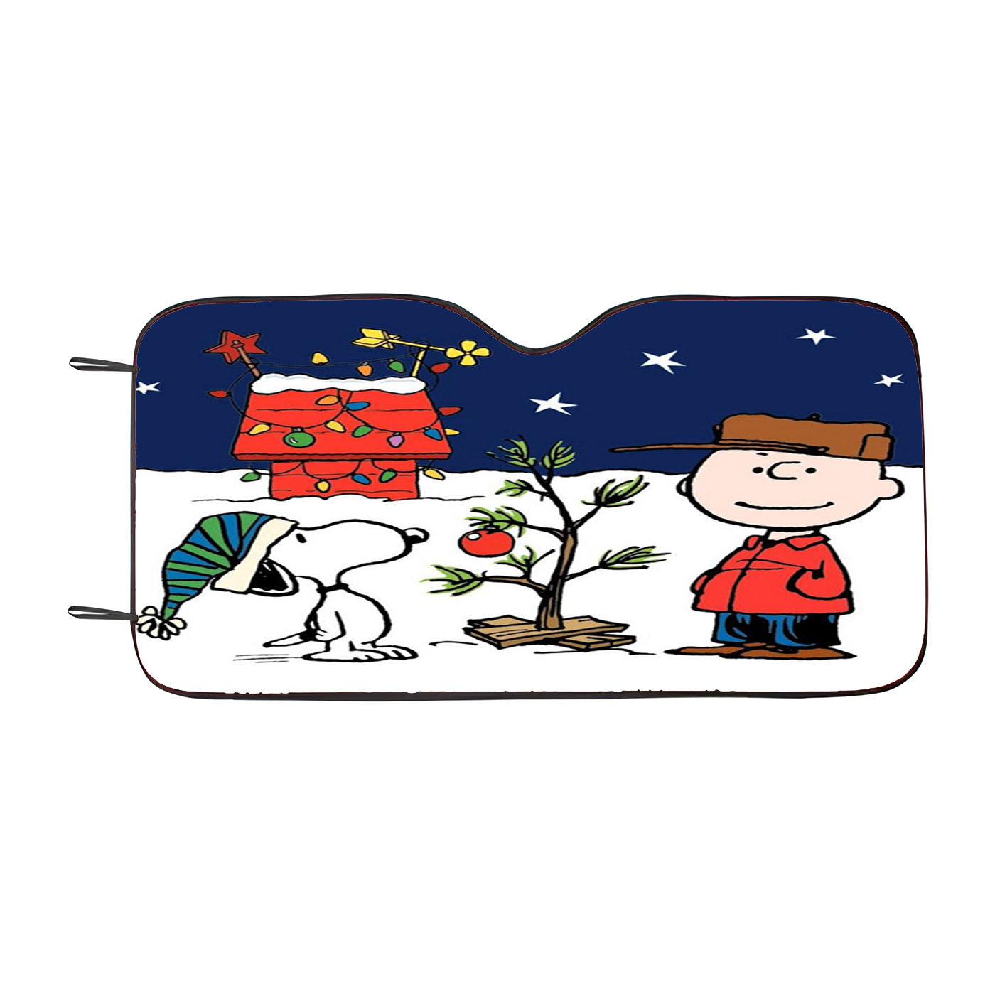 Charlie Brown Peanuts Comics Snoopy Car Auto Sun Shade Windshield Cover