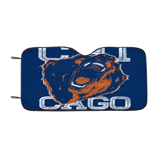 Chicago Angry Bears Nfl Car Auto Sun Shade Windshield Cover