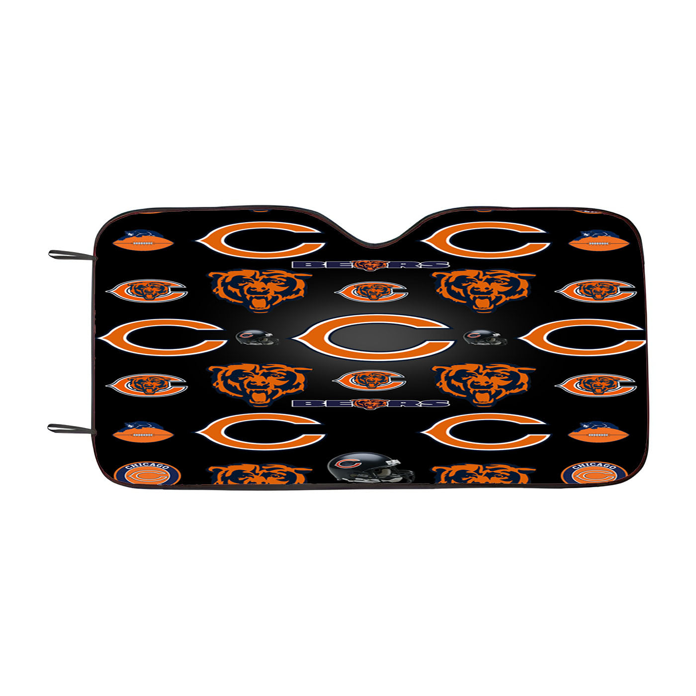 Chicago Bears Nfl 2 Car Auto Sun Shade Windshield Cover