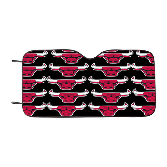 Chicago Bulls Basket Basket Ball Club Car Auto Sun Shade Windshield Cover