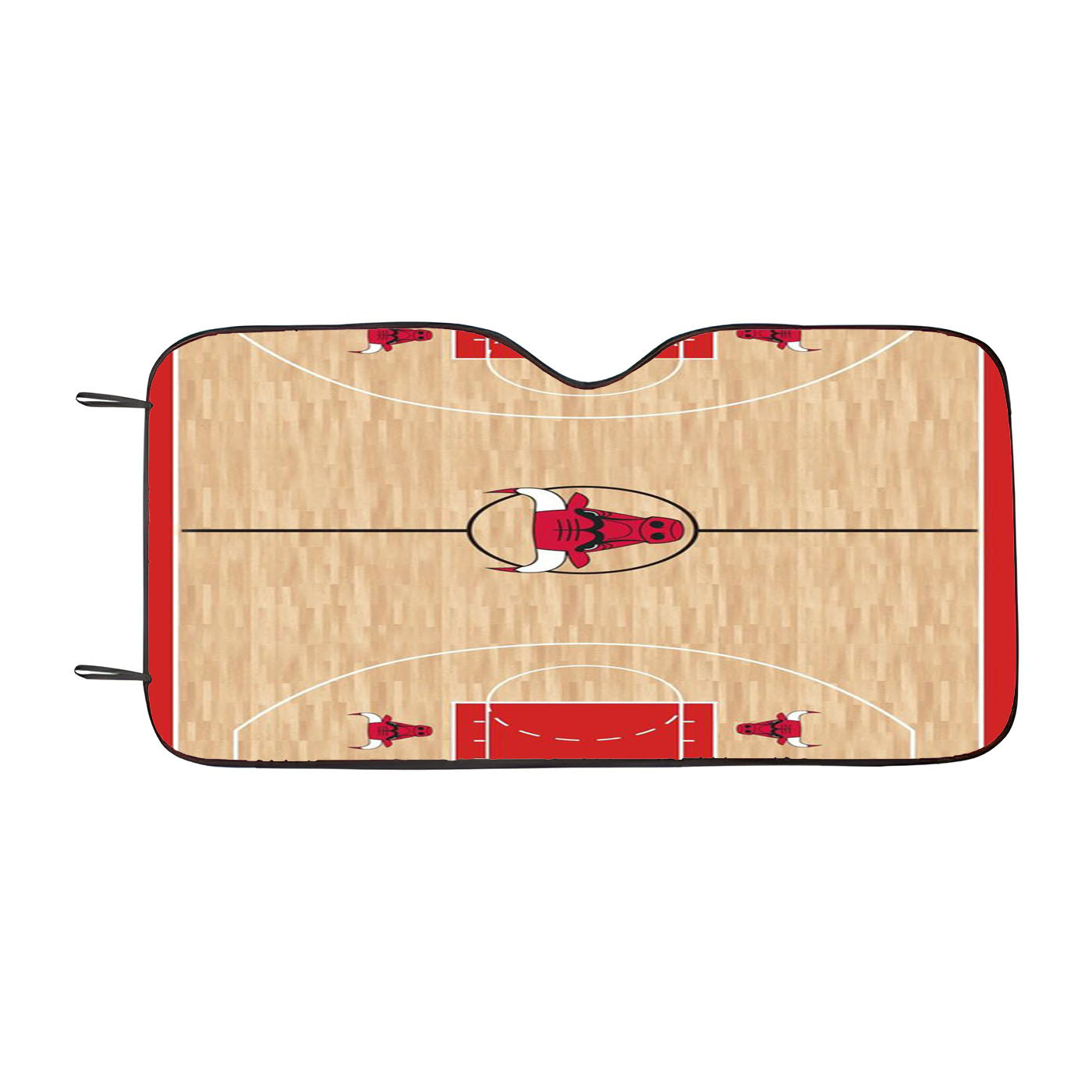 Chicago Bulls Basketball Black Car Auto Sun Shade Windshield Cover