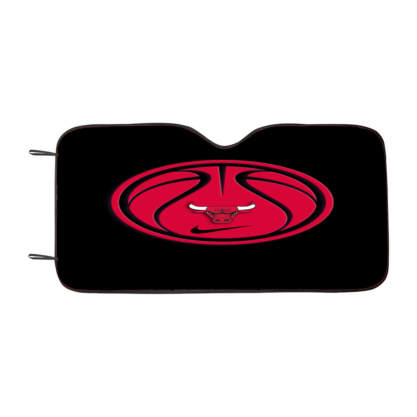 Chicago Bulls Basketball Symbols Car Auto Sun Shade Windshield Cover