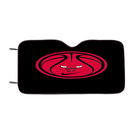 Chicago Bulls Basketball Symbols Car Auto Sun Shade Windshield Cover