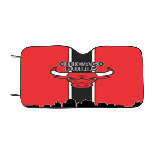 Chicago Bulls Championship Banner Car Auto Sun Shade Windshield Cover