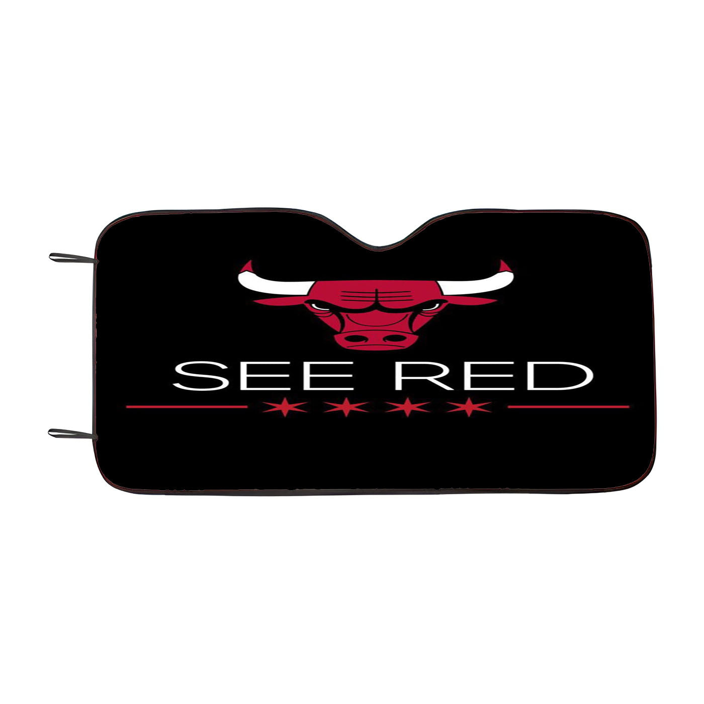 Chicago Bulls Basket Ball Car Auto Sun Shade Windshield Cover