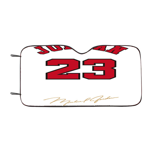 Chicago Bulls Logo Black Car Auto Sun Shade Windshield Cover
