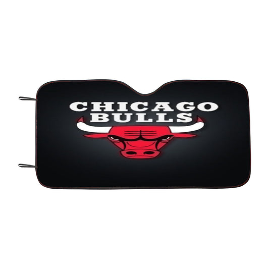 Chicago Bulls Wooden Car Auto Sun Shade Windshield Cover