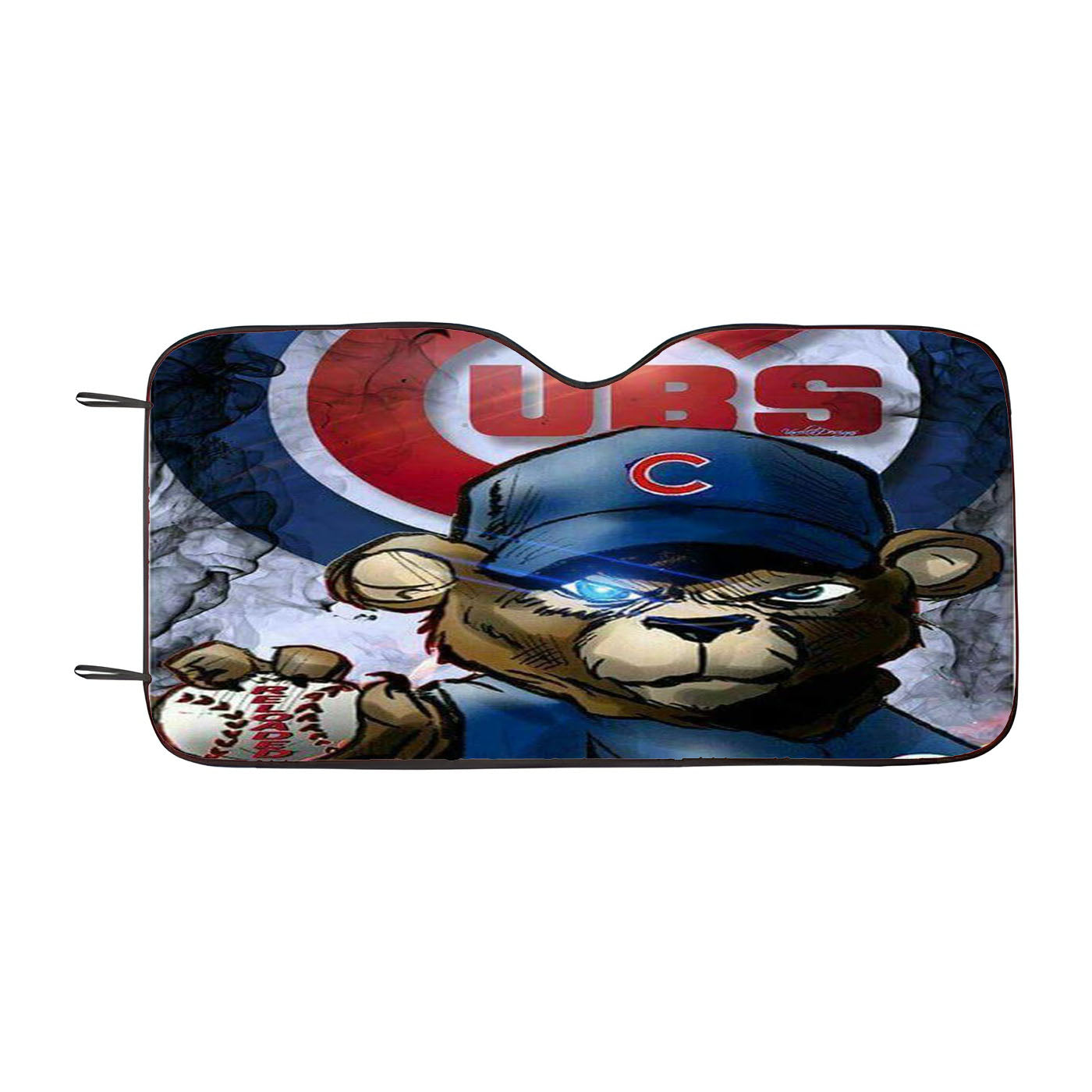 Chicago Cubs Bear Ball Car Auto Sun Shade Windshield Cover
