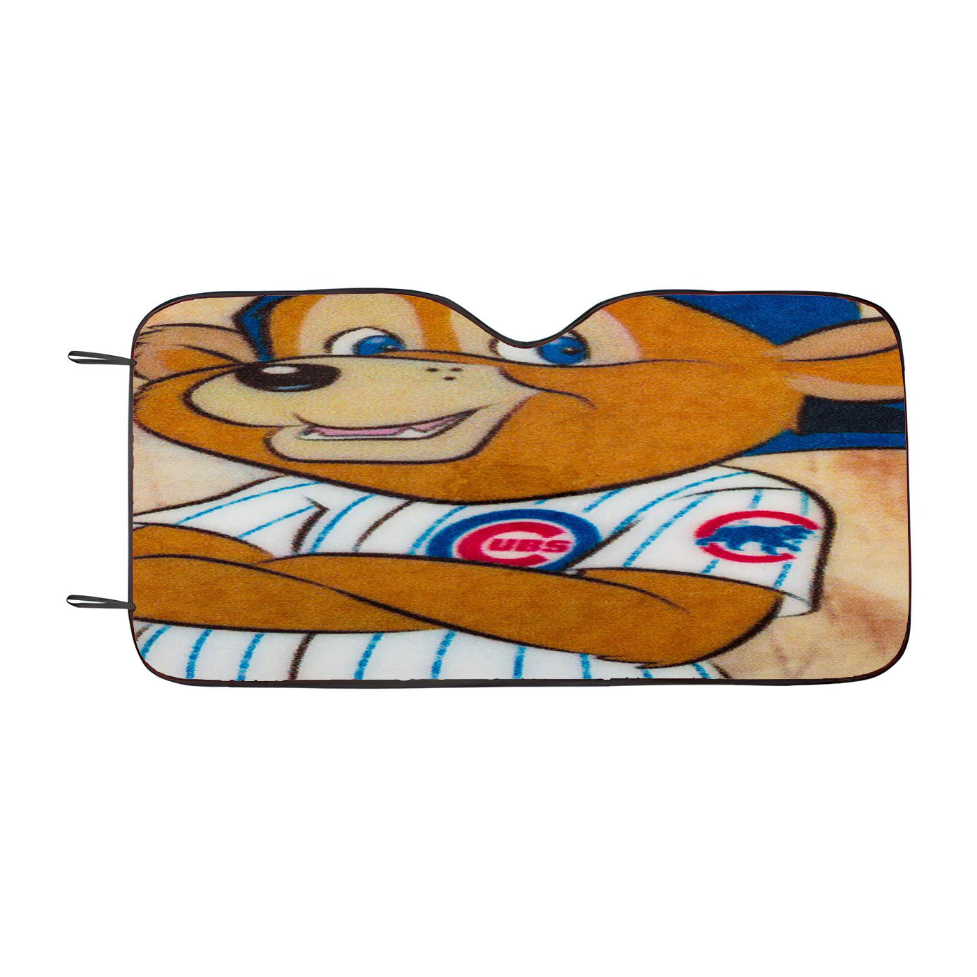 Chicago Cubs Bear Fire Car Auto Sun Shade Windshield Cover