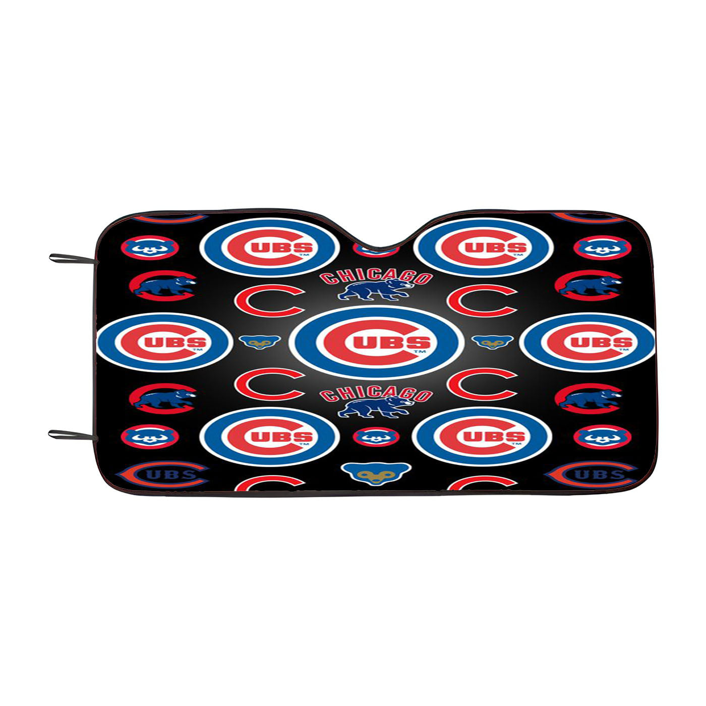 Chicago Cubs Bear Car Auto Sun Shade Windshield Cover