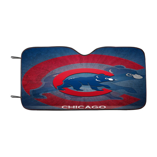 Chicago Cubs Cute Logo Car Auto Sun Shade Windshield Cover
