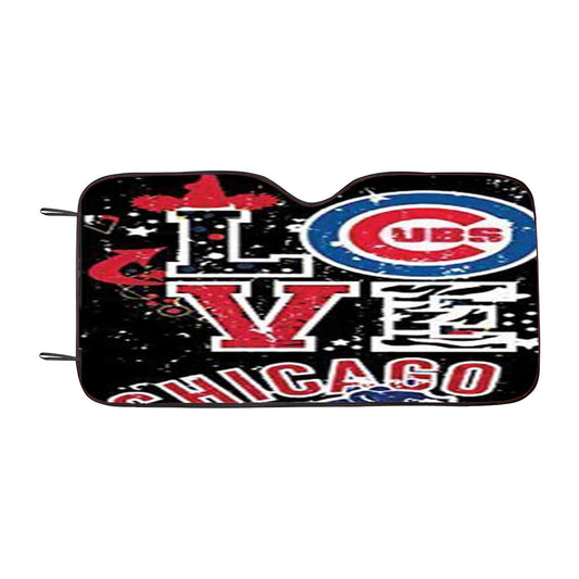 Chicago Cubs Loveable Winner Car Auto Sun Shade Windshield Cover