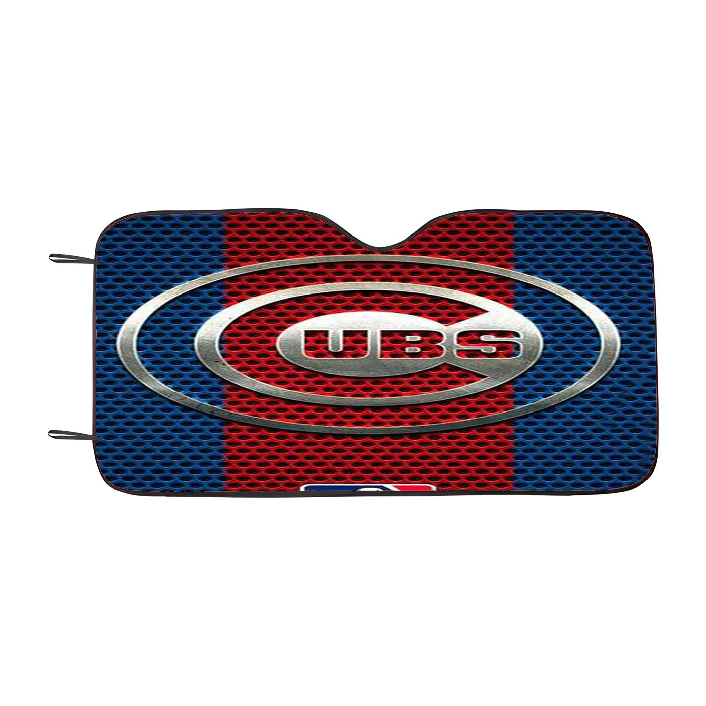 Chicago Cubs Mlb Blue Wallpaper Minimalist Car Auto Sun Shade Windshield Cover
