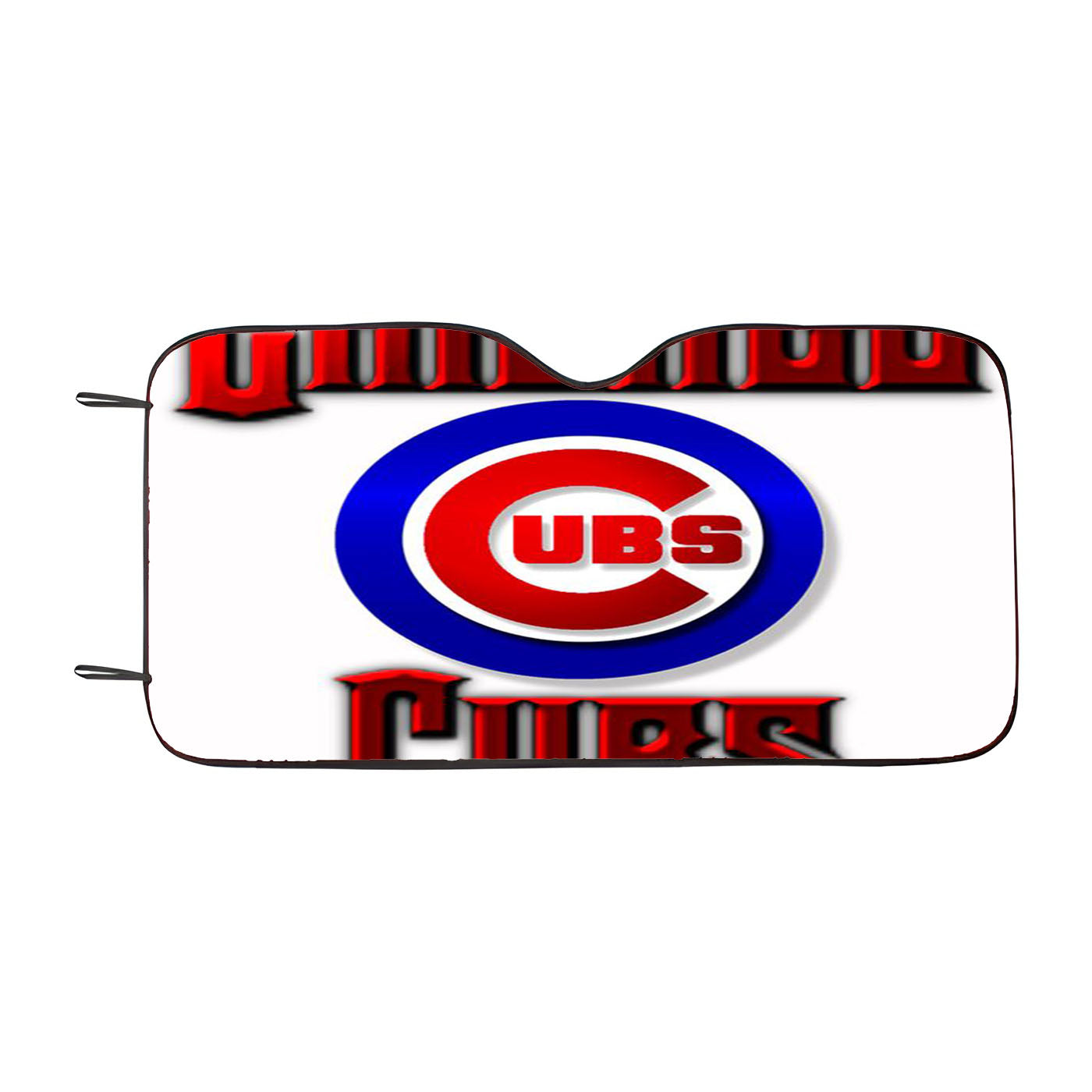 Chicago Cubs Red White Blue Car Auto Sun Shade Windshield Cover