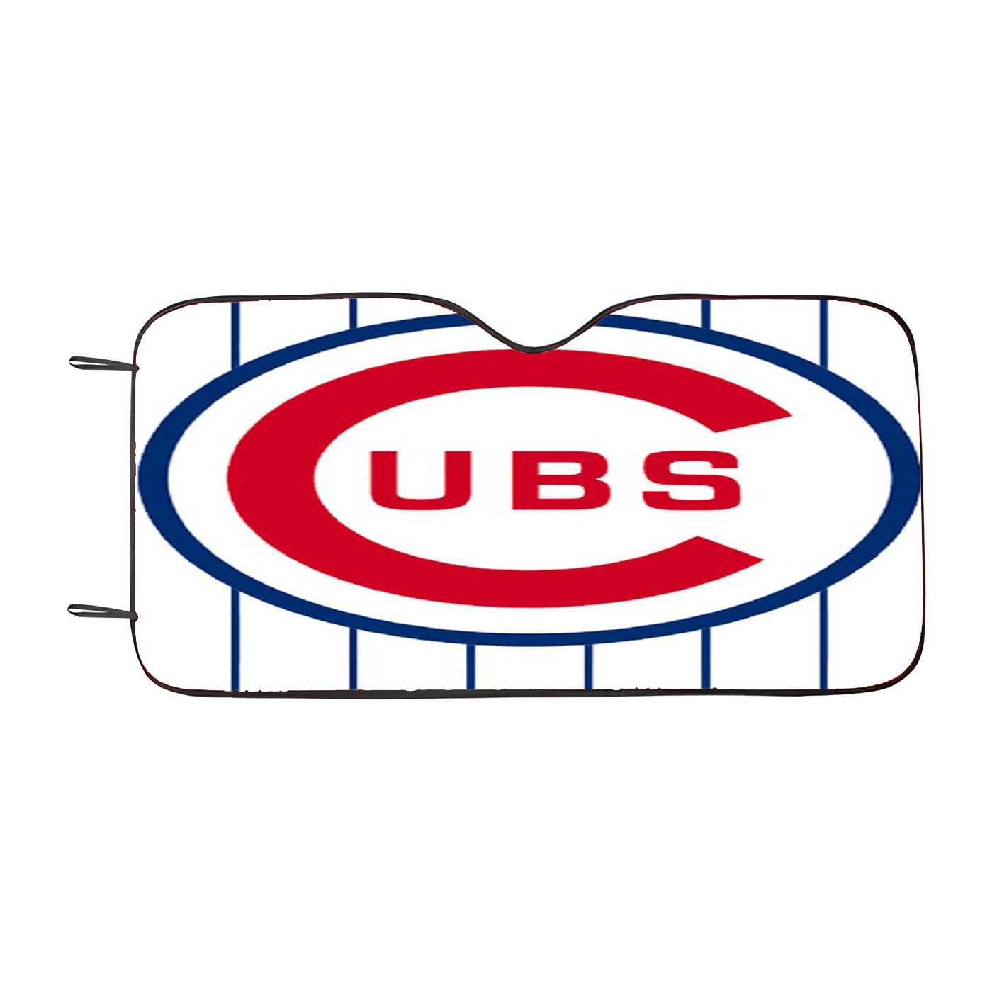 Chicago Cubs Stripe Logo Car Auto Sun Shade Windshield Cover