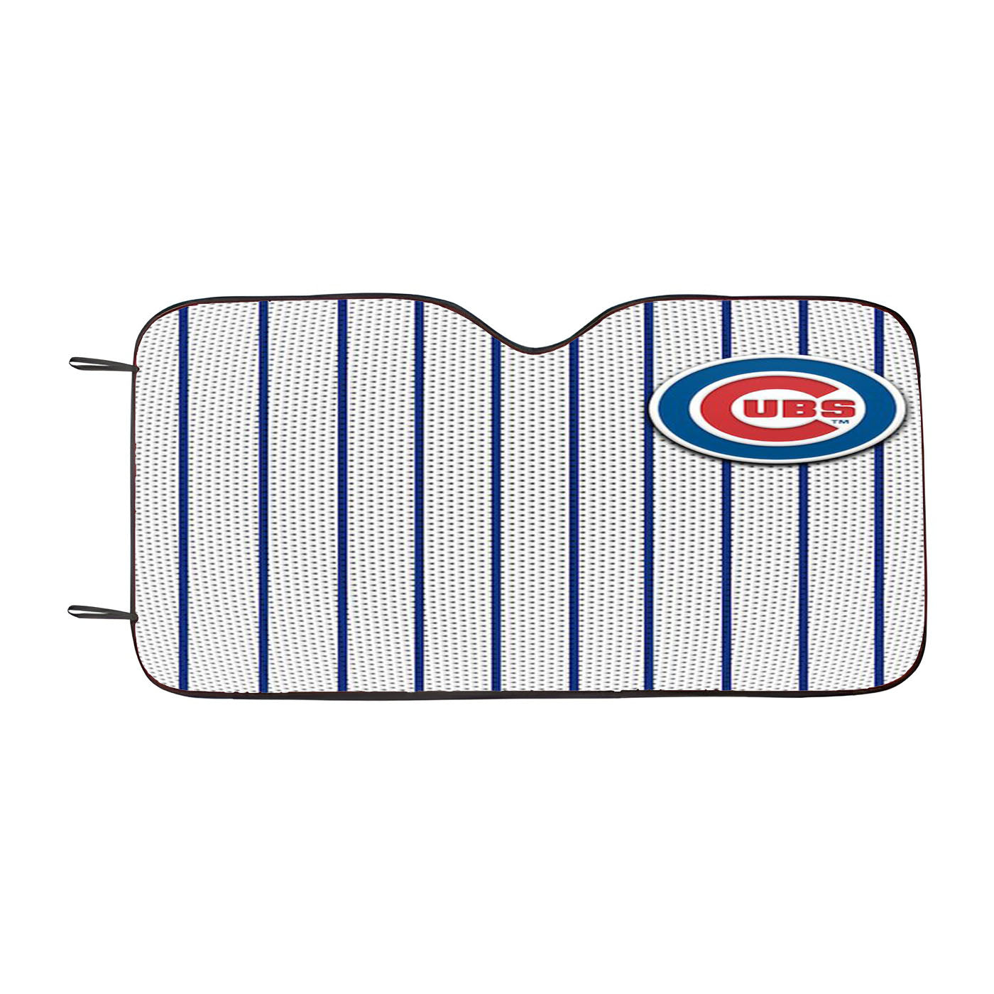 Chicago Cubs Stripe Wallpaper Car Auto Sun Shade Windshield Cover