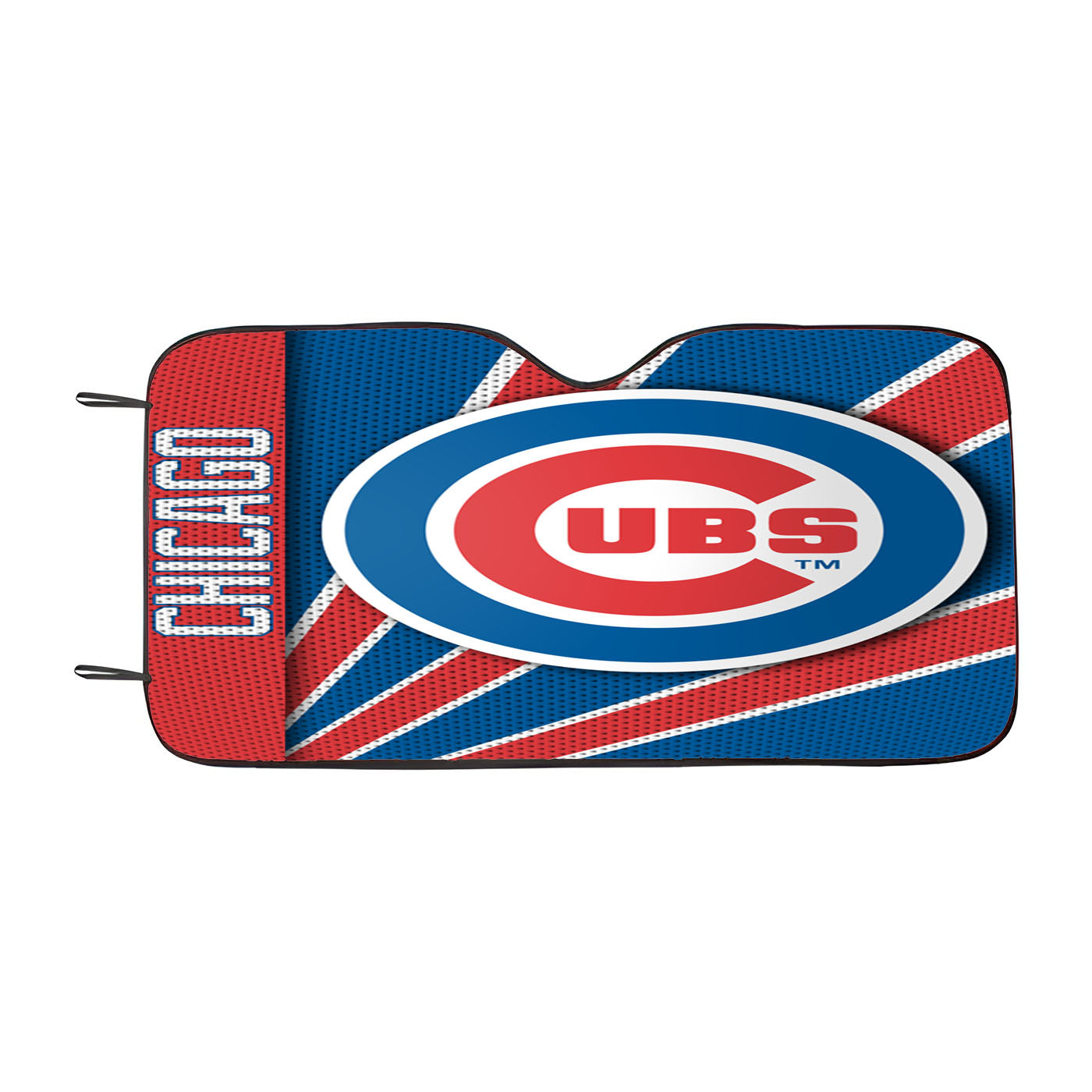 Chicago Cubs Stripers Car Auto Sun Shade Windshield Cover