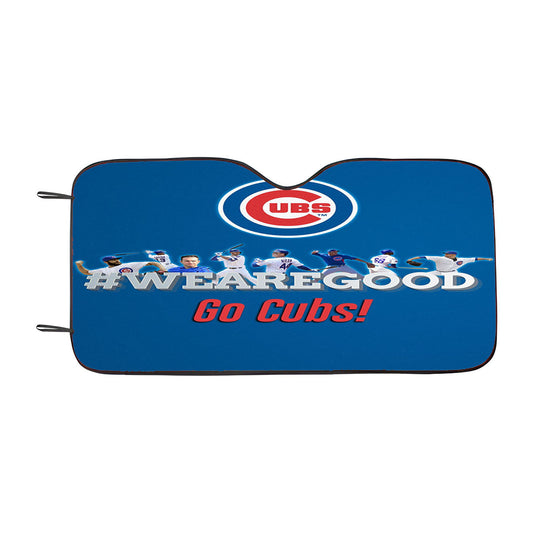 Chicago Cubs White Back Car Auto Sun Shade Windshield Cover