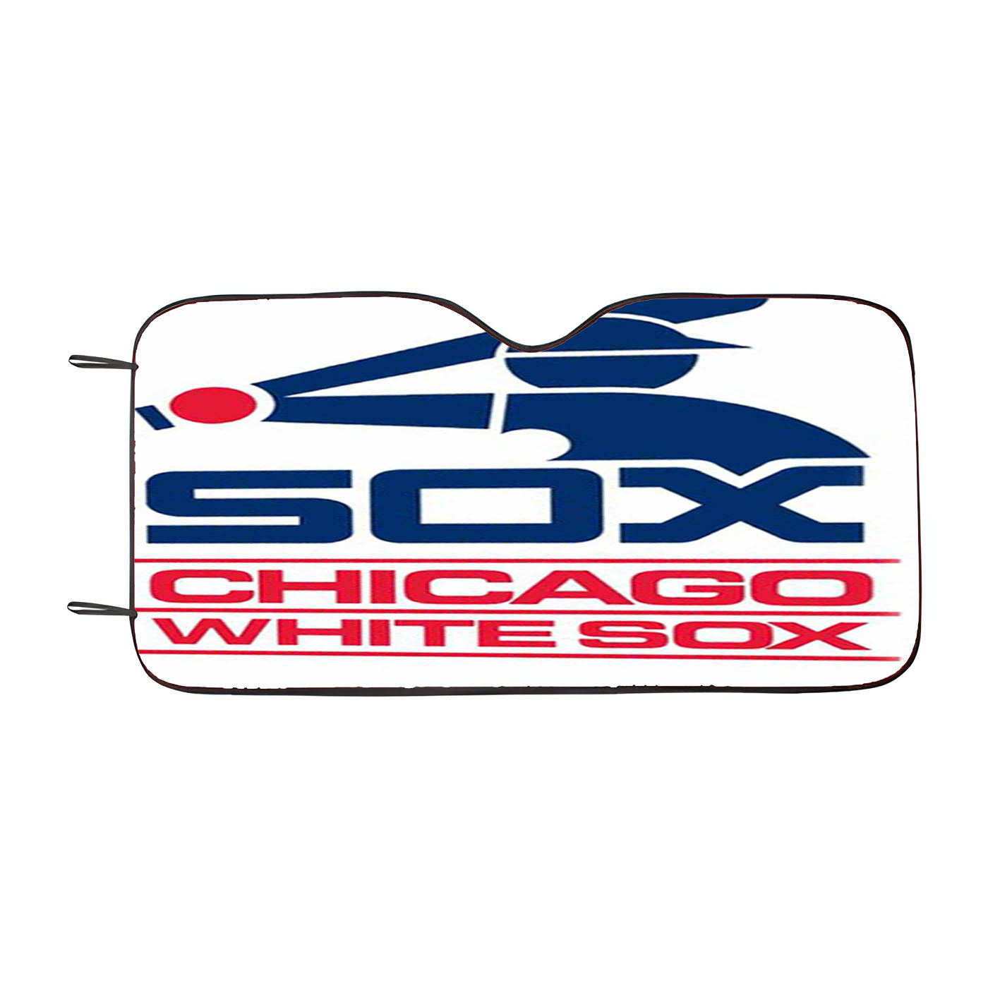 Chicago White Sox Baseball Black White Car Auto Sun Shade Windshield Cover