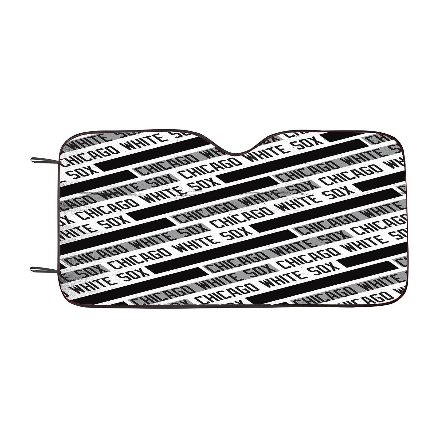 Chicago White Sox Leather Texture Car Auto Sun Shade Windshield Cover