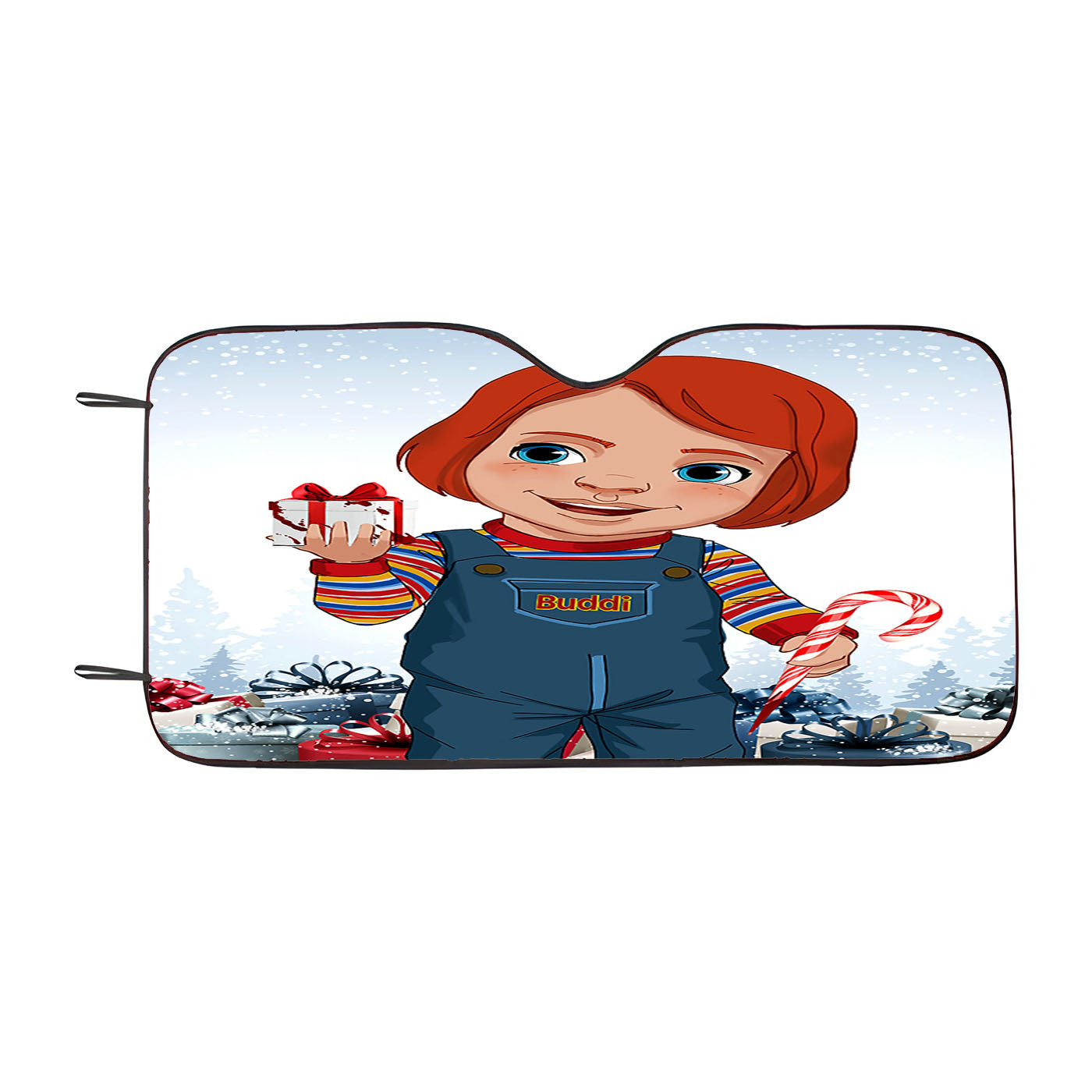 Childs Play Buddi Poster Christmas Car Auto Sun Shade Windshield Cover