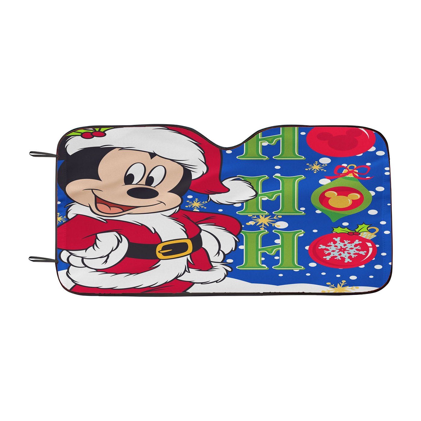 Christmas Disney Santa Mickey Car Auto Sun Shade Windshield Cover