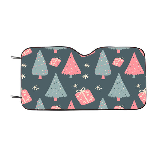 Christmas Patterns Set 03 Car Auto Sun Shade Windshield Cover