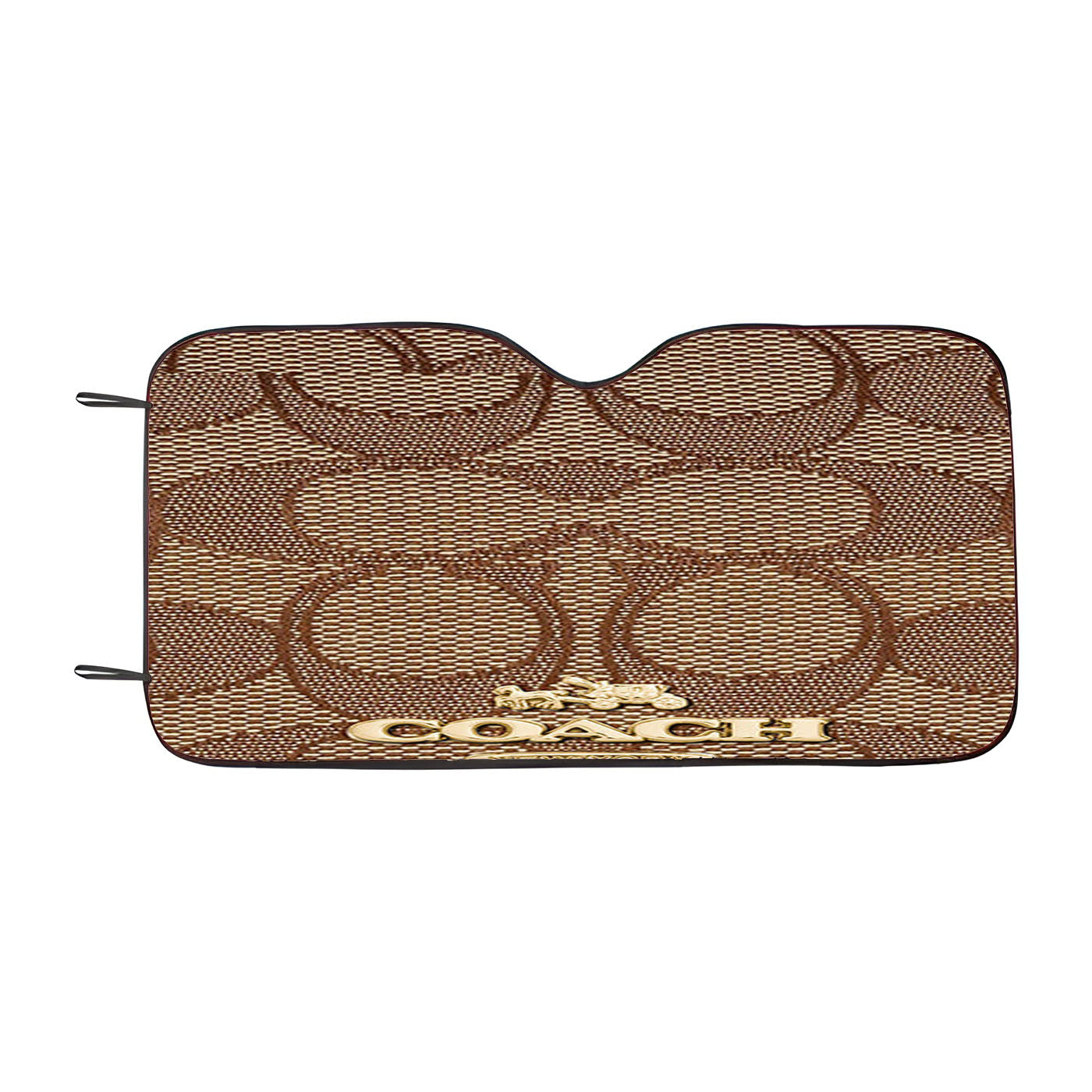 Coach New York Pattern Car Auto Sun Shade Windshield Cover
