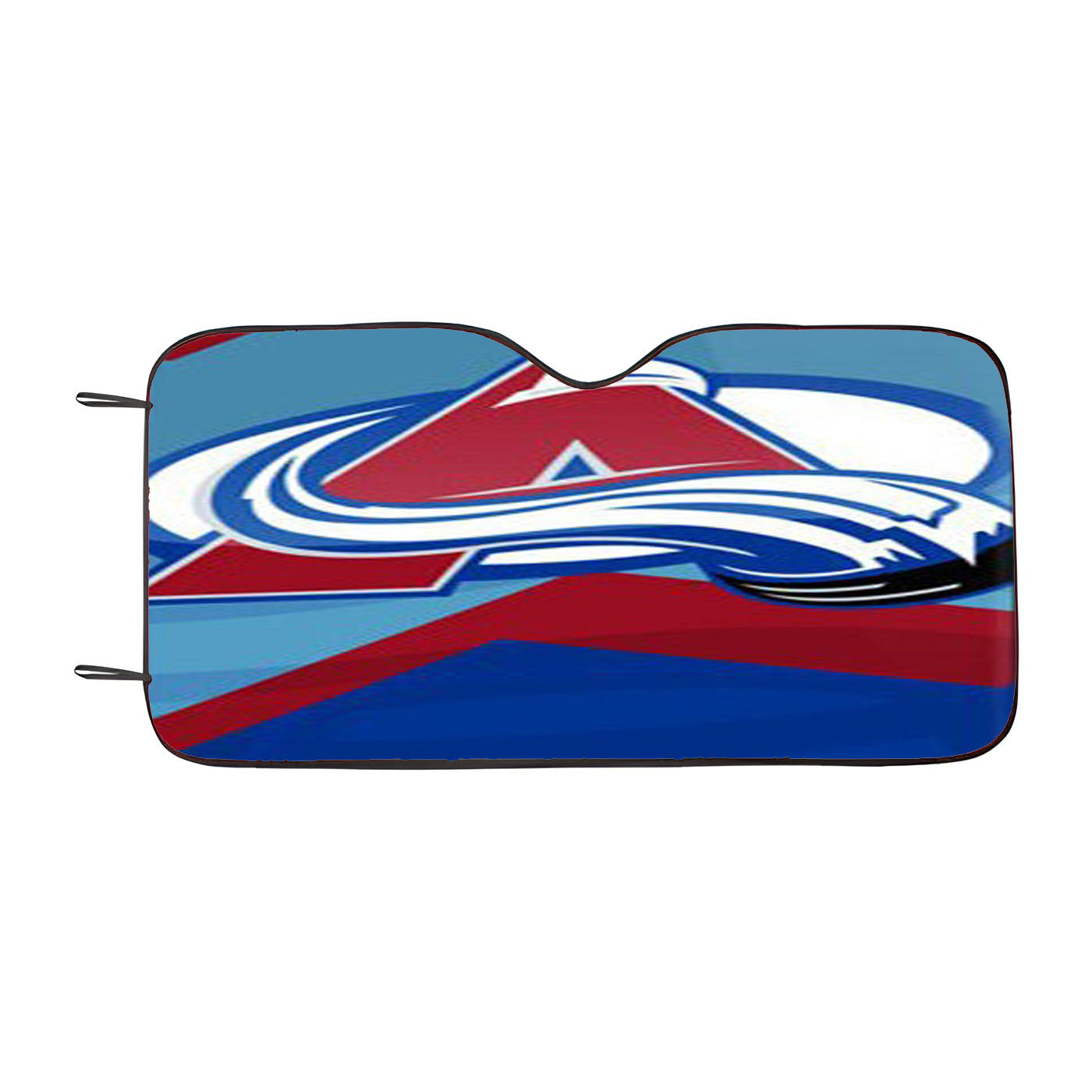 Colorado Avalanche Tan Fade Car Auto Sun Shade Windshield Cover