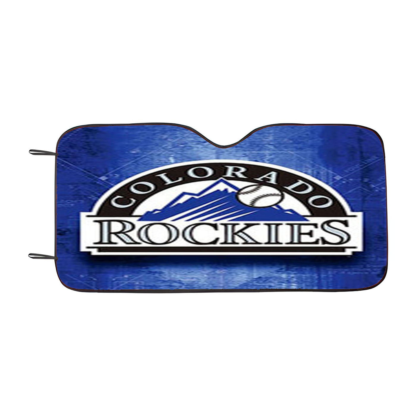 Colorado Rockies 4 Car Auto Sun Shade Windshield Cover