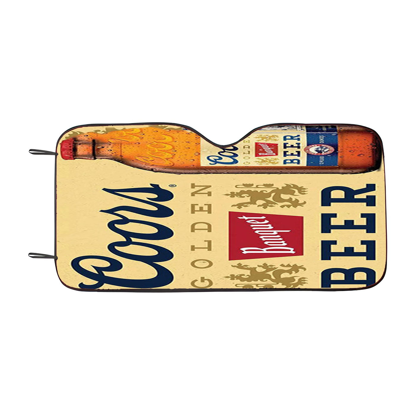 Coors Golden Banquet Beer Car Auto Sun Shade Windshield Cover