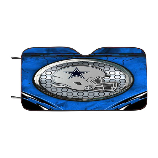 Dallas Cowboys Logo Flag Car Auto Sun Shade Windshield Cover