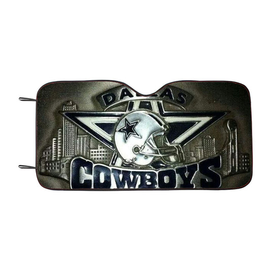 Dallas Cowboys Nfl Stripes New Car Auto Sun Shade Windshield Cover