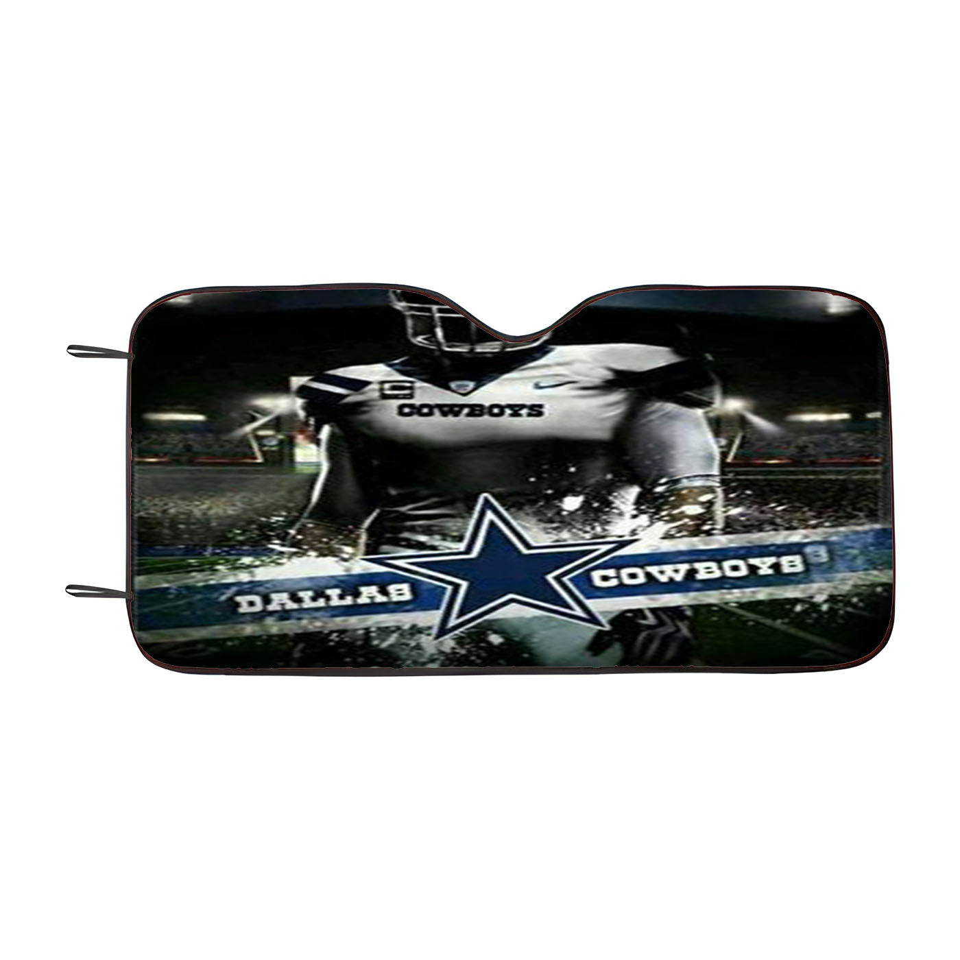 Dallas Cowboys Star Nfl Logo Dark Wood Wallpaper Car Auto Sun Shade Windshield Cover