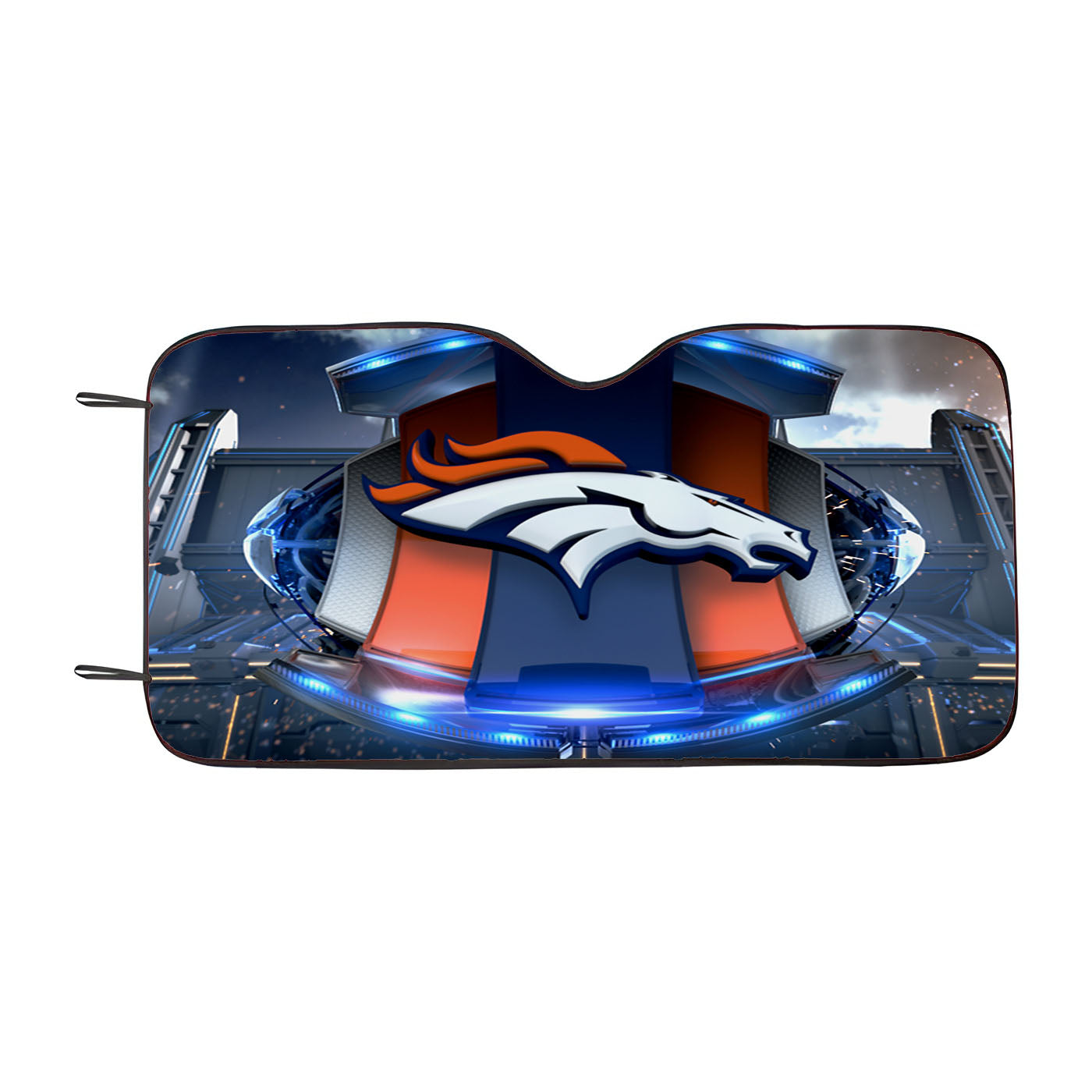Denver Broncos Football Team Nfl Car Auto Sun Shade Windshield Cover