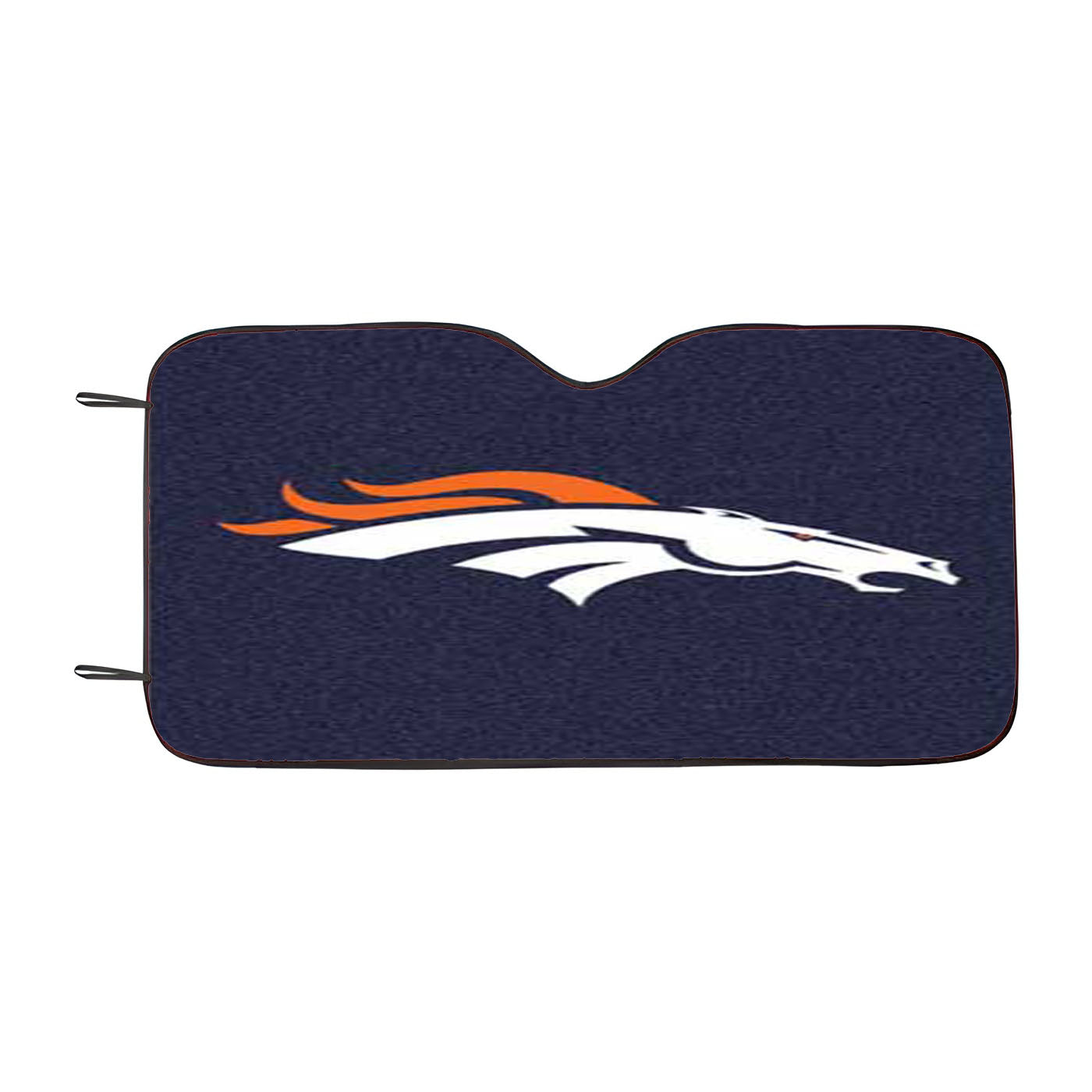 Denver Broncos Helmet On Blue Car Auto Sun Shade Windshield Cover