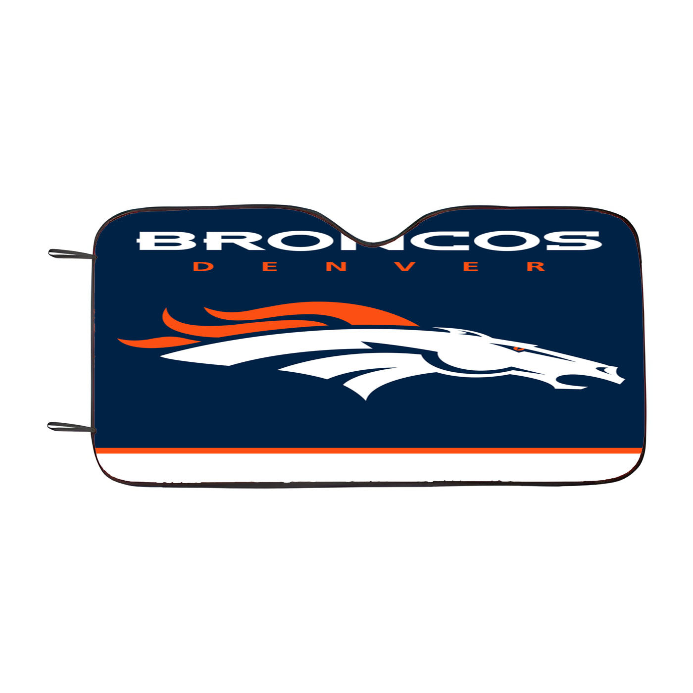 Denver Broncos Logos Car Auto Sun Shade Windshield Cover