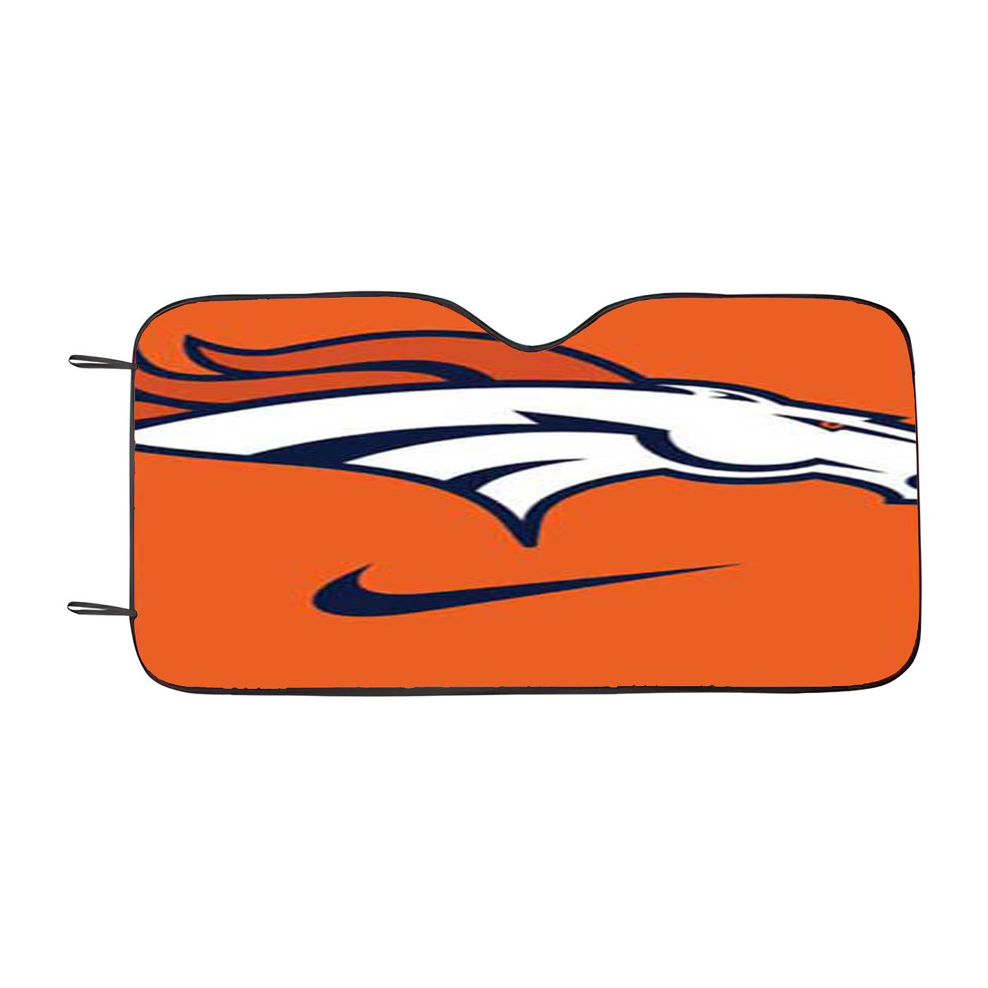 Denver Broncos Orange And Black Angles Car Auto Sun Shade Windshield Cover