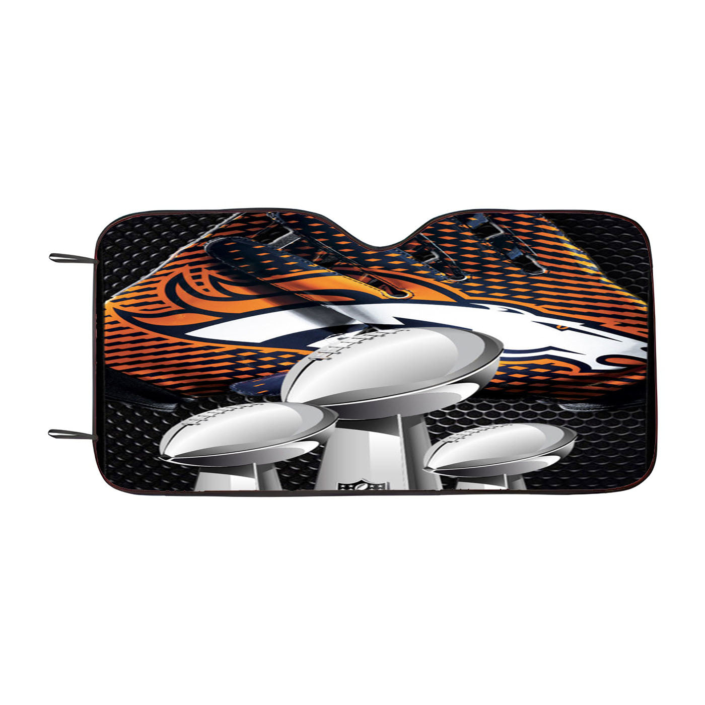 Denver Broncos Car Auto Sun Shade Windshield Cover