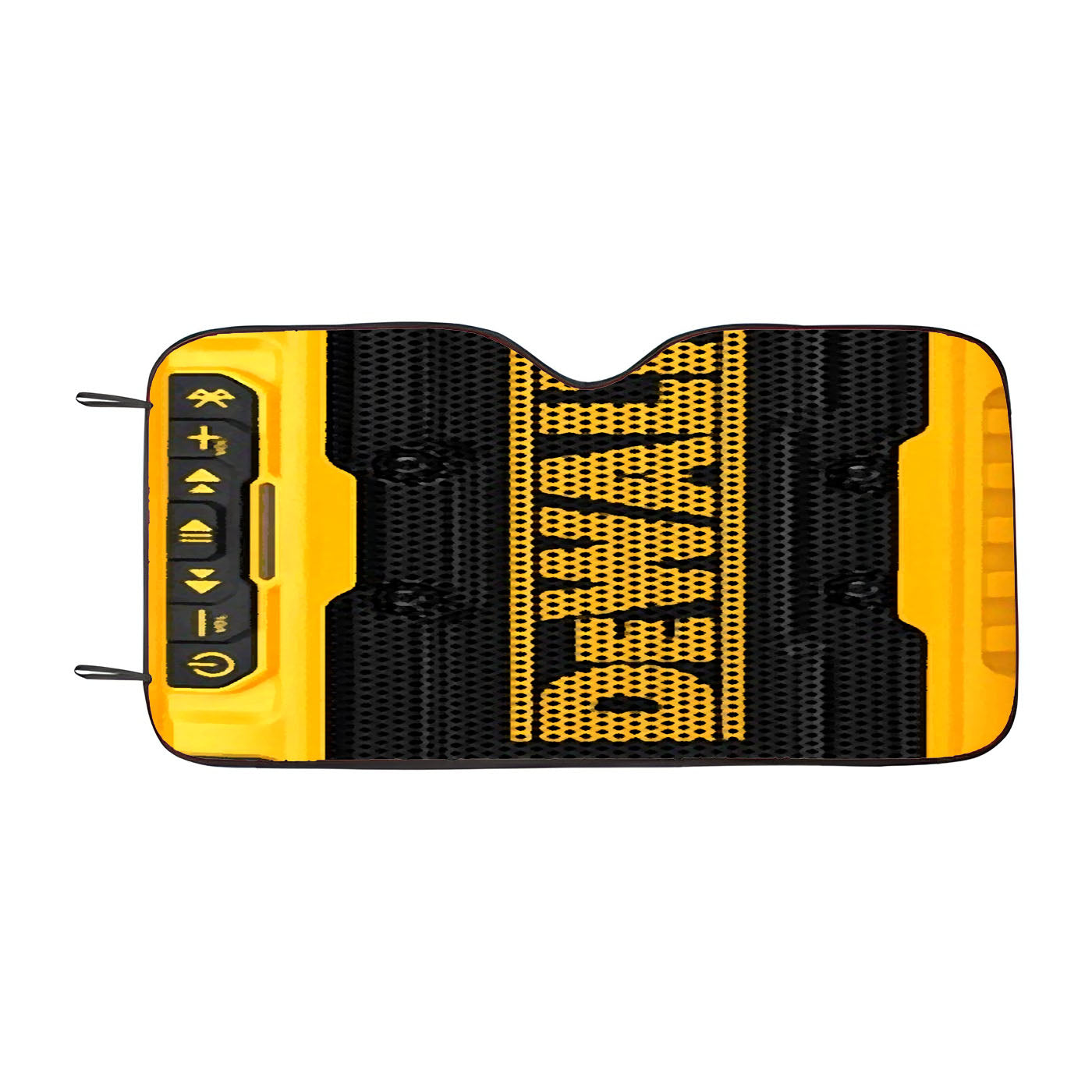 Dewalt Jobsite Yellow Radio Car Auto Sun Shade Windshield Cover