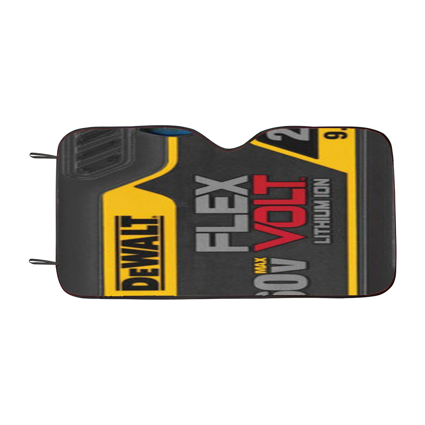 Dewalt System Music Radio Car Auto Sun Shade Windshield Cover