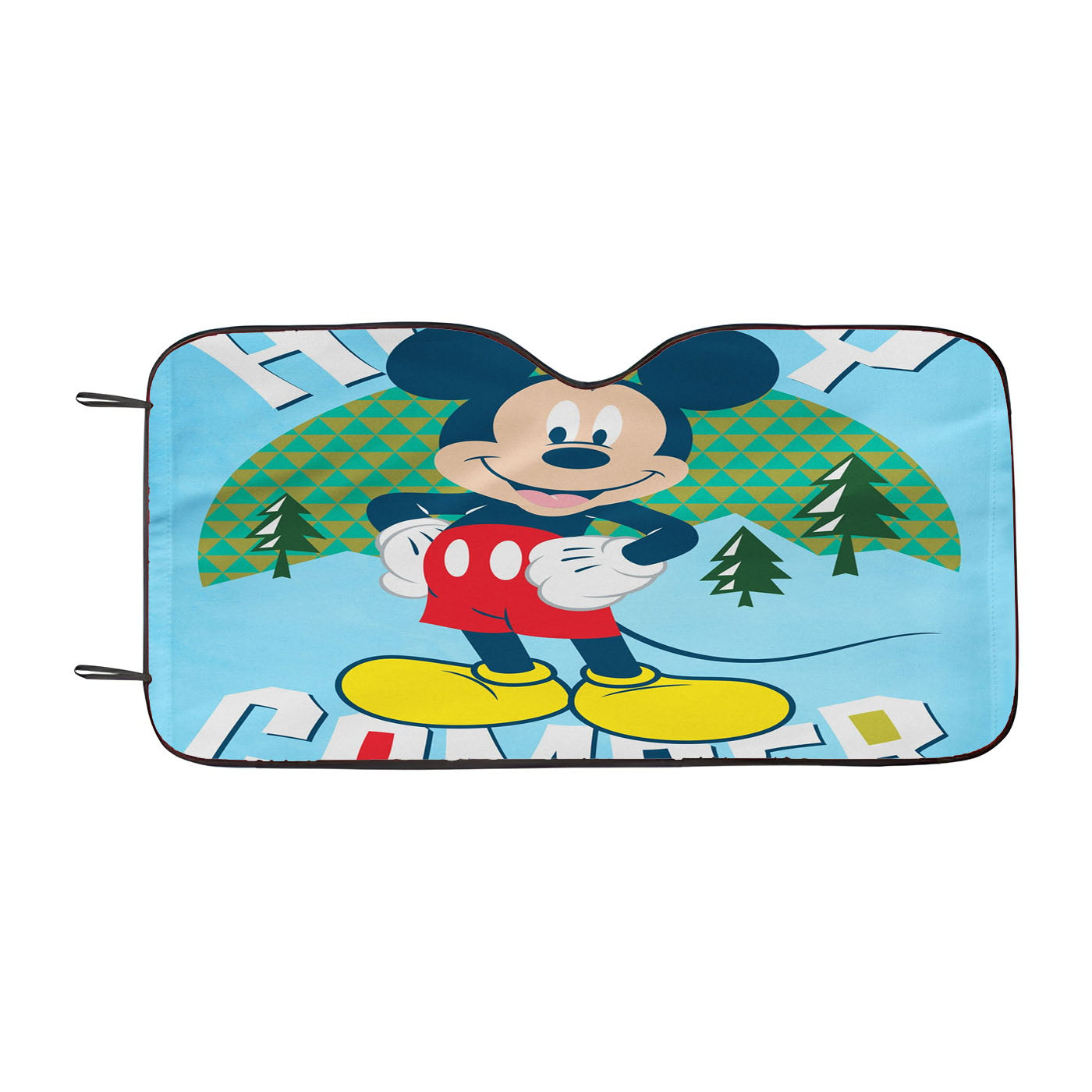 Disney Happy Camper Mickey Car Auto Sun Shade Windshield Cover