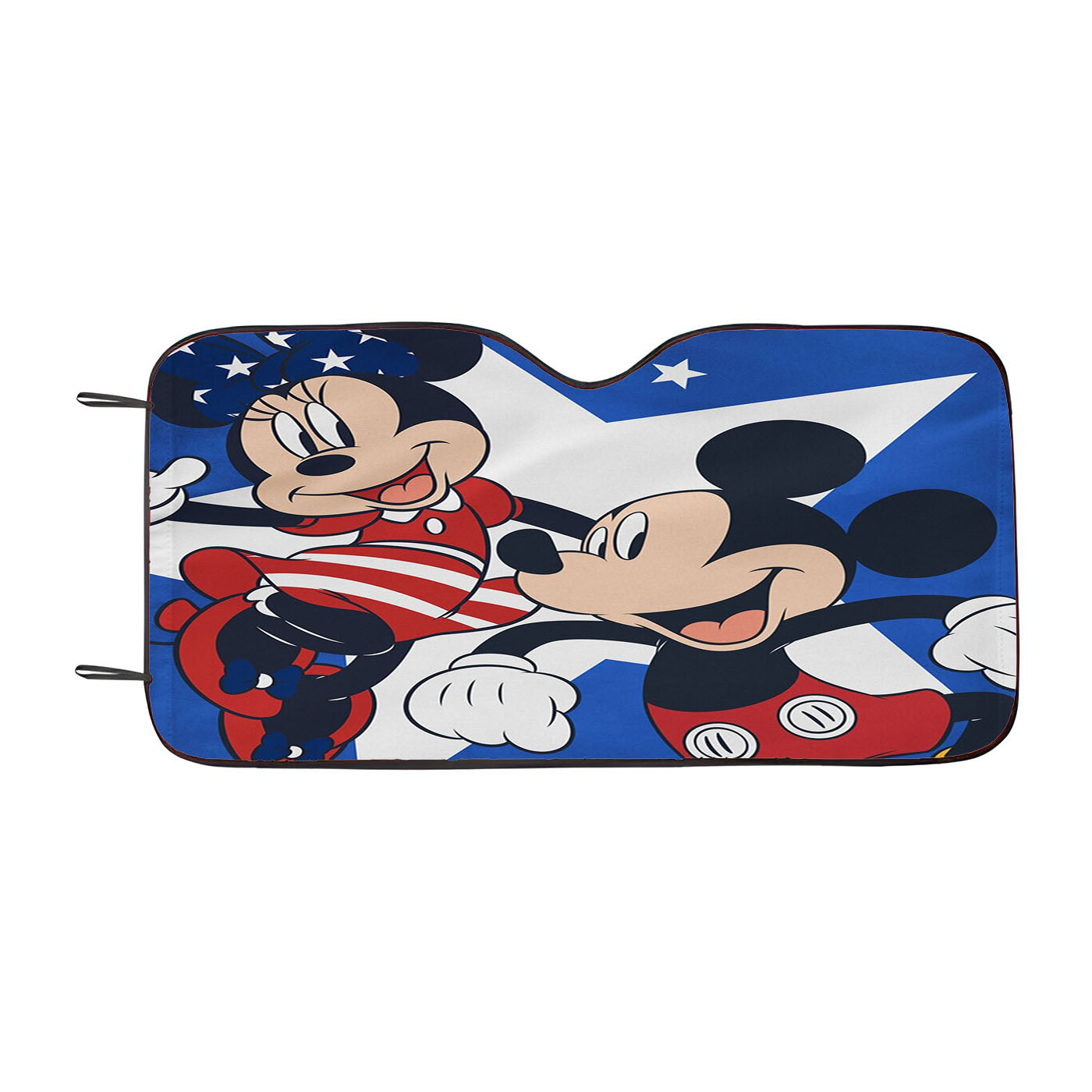 Disney Mickey And Minnie Usa Welcome Car Auto Sun Shade Windshield Cover