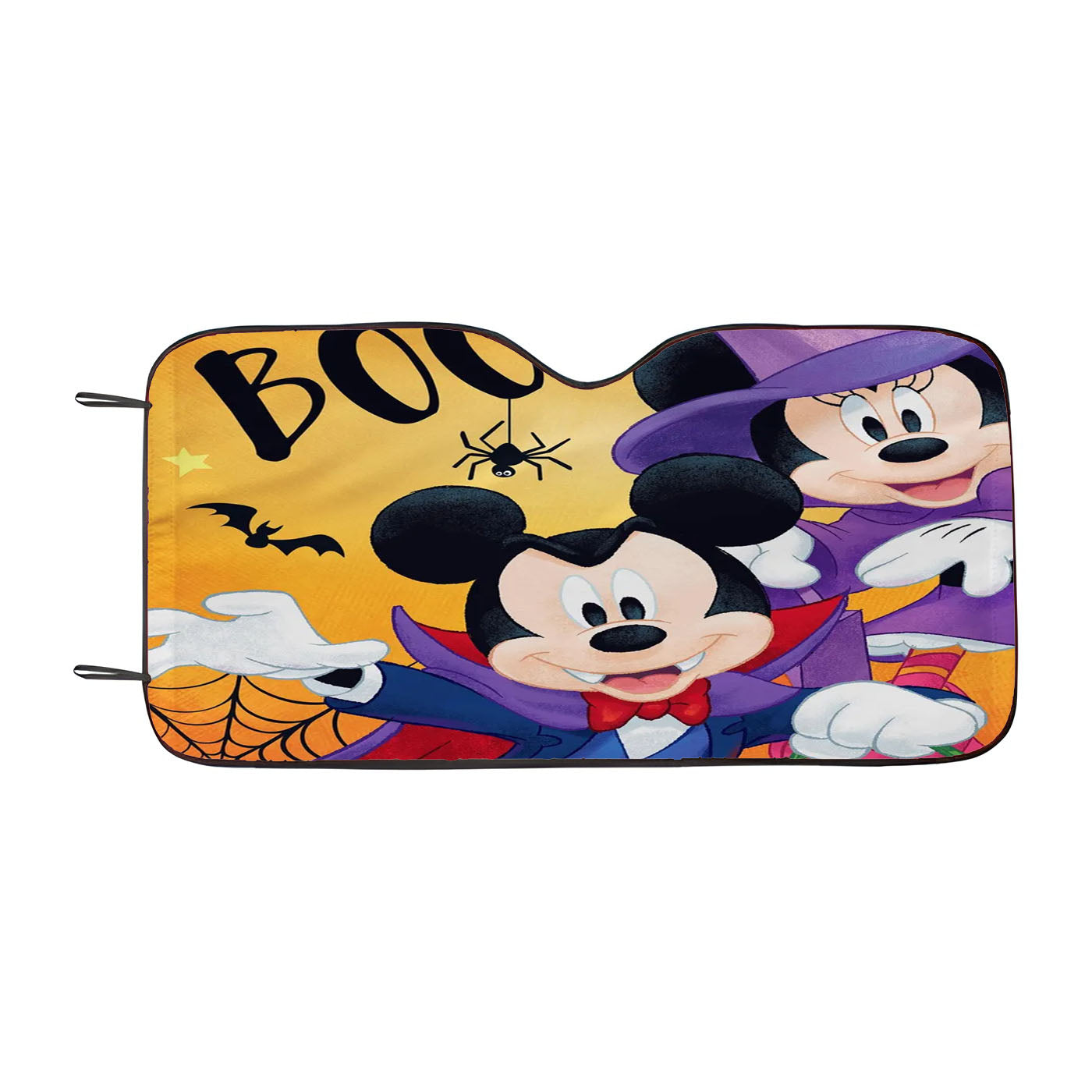 Disney Mickey Minnie Boo Halloween Car Auto Sun Shade Windshield Cover