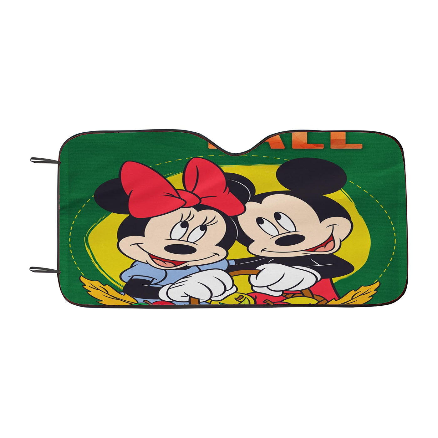 Disney Mickey Minnie Hello Fall Car Auto Sun Shade Windshield Cover