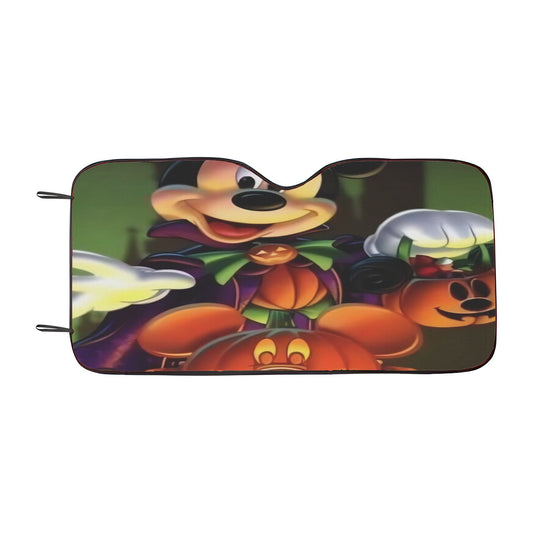 Disney Mickey Mouse Halloween Car Auto Sun Shade Windshield Cover