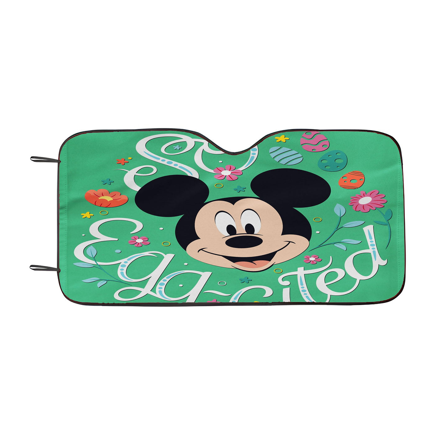 Disney So Egg-Cited Easter Mickey Mouse Car Auto Sun Shade Windshield Cover